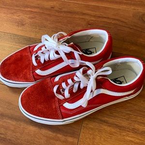 Vans Old Skool Skate Shoes - Racing Red
